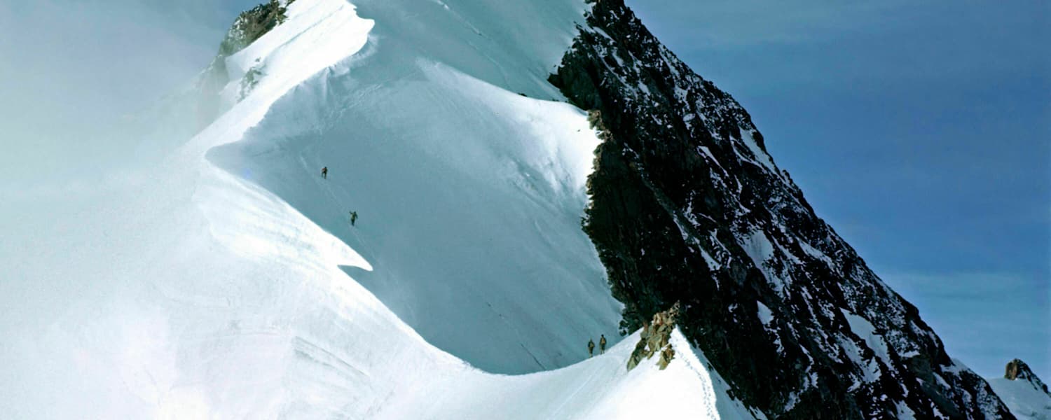 Biancograt: Piz Bernina in der Schweiz