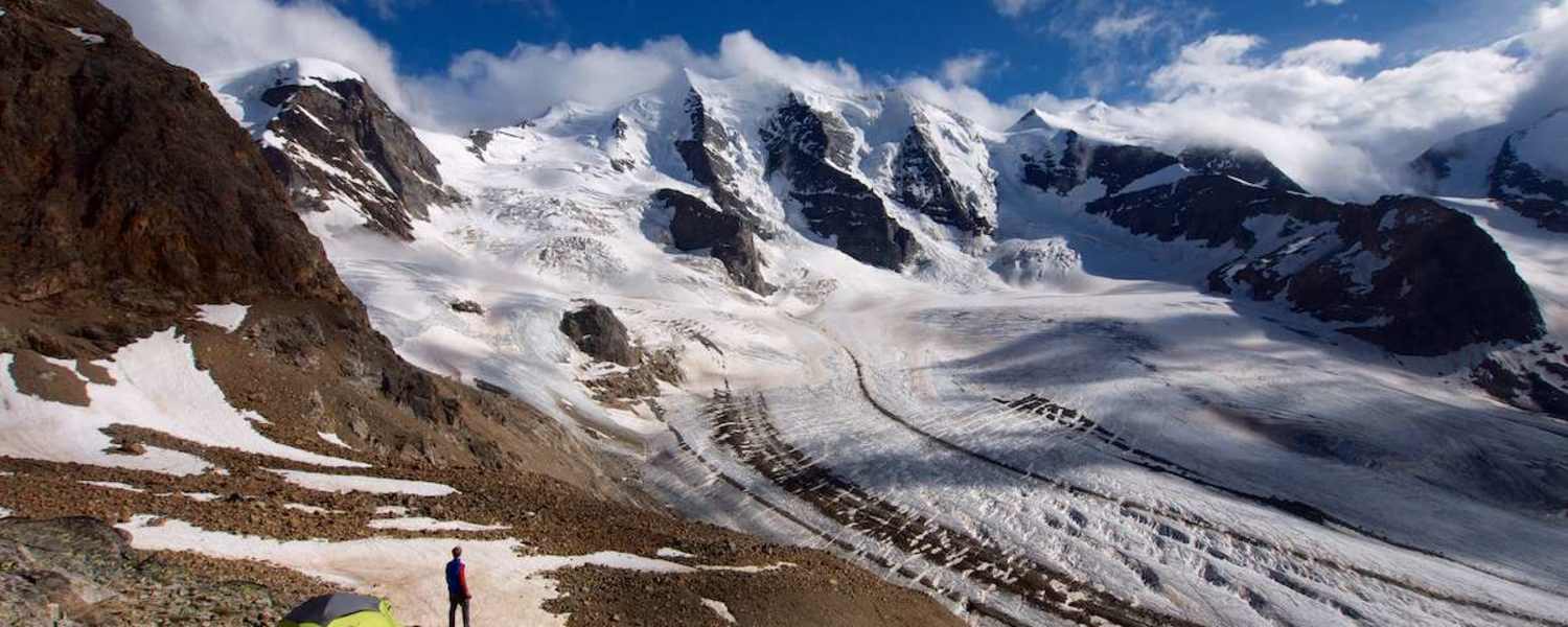 Wohl einer der schönsten Berge der Ostalpen: der 3.900 m hohe Piz Palü 