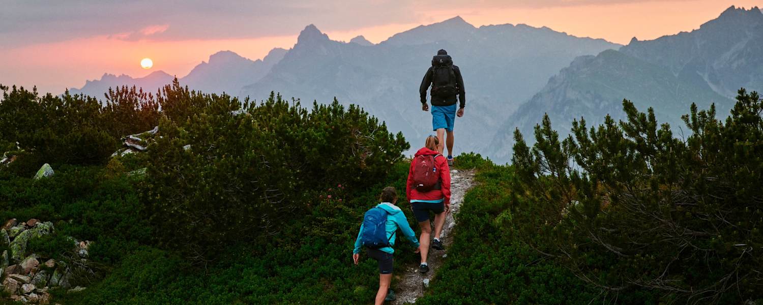 Sonnenuntergang Wanderung 24h wandern