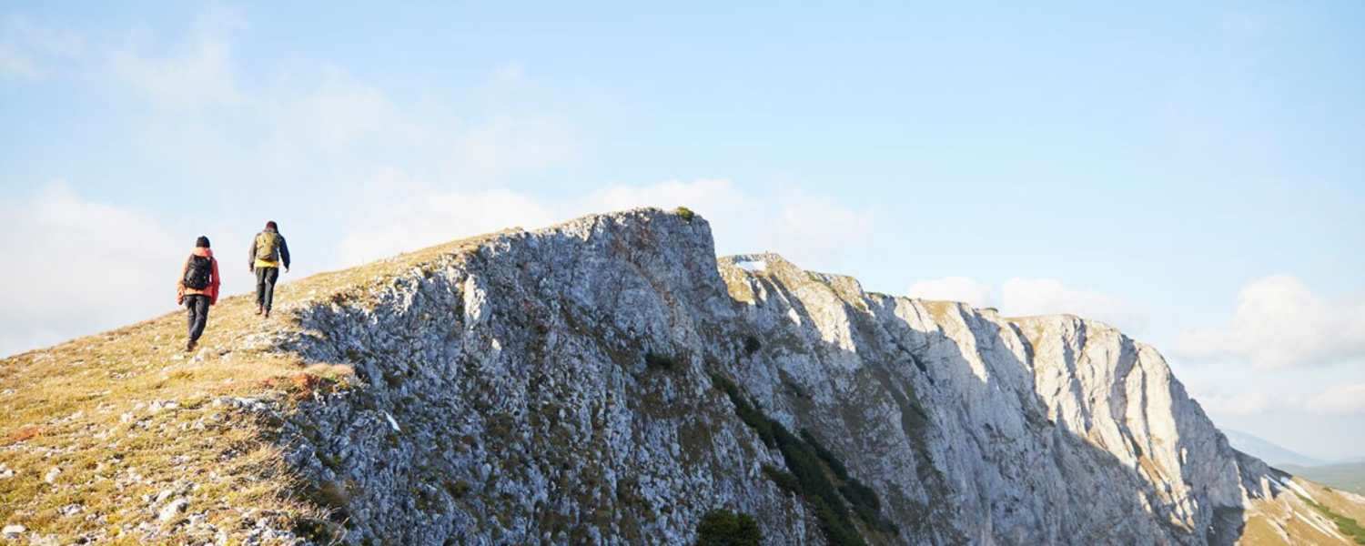 Im Morgenlicht unterwegs zum Gipfel des Predigtstuhl (1.902 m)