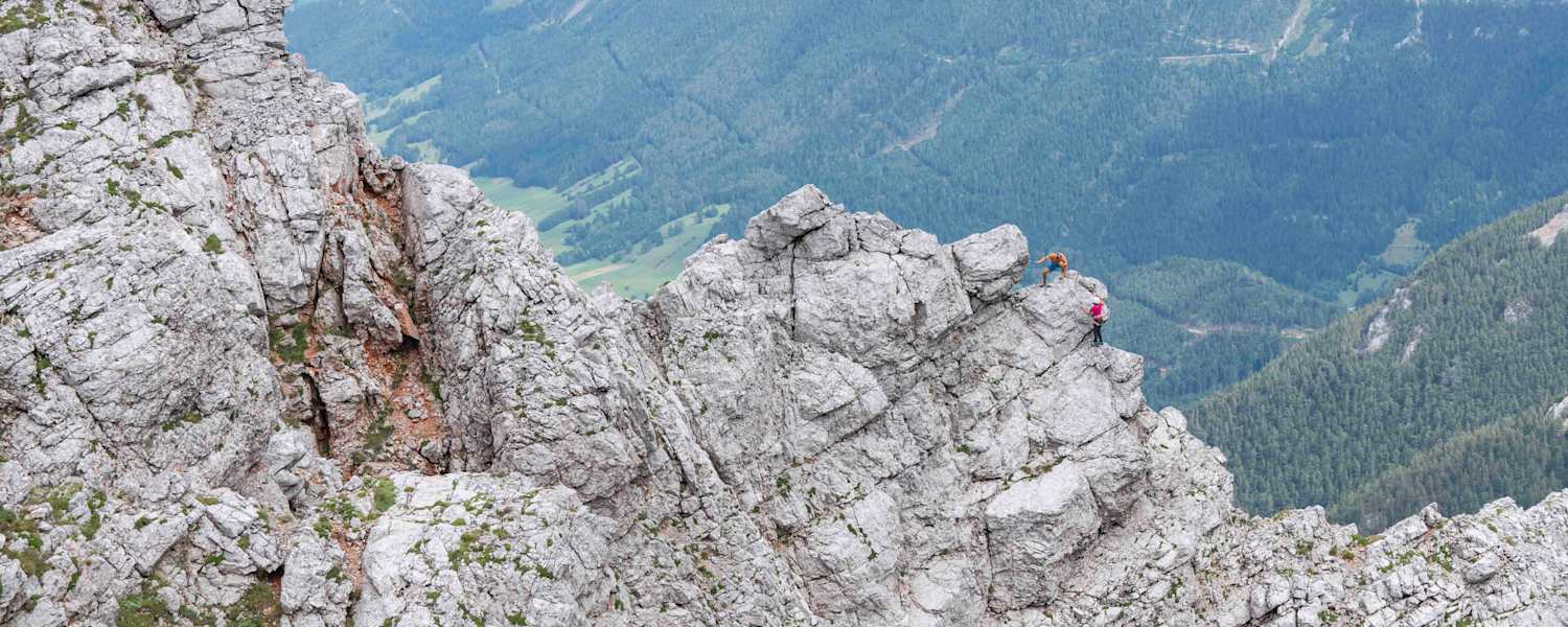 der RHG-Grat am Vestenkogel/Schneeberg