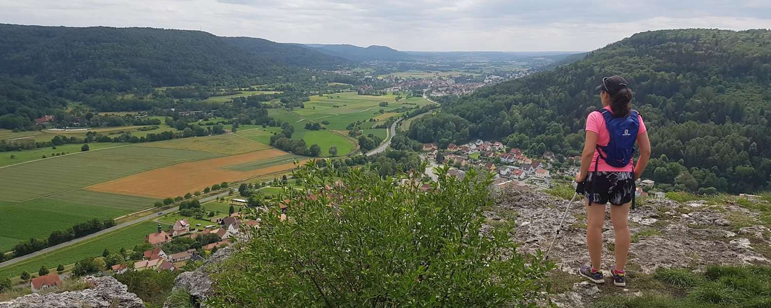 Ausblick über die Fränkische Schweiz