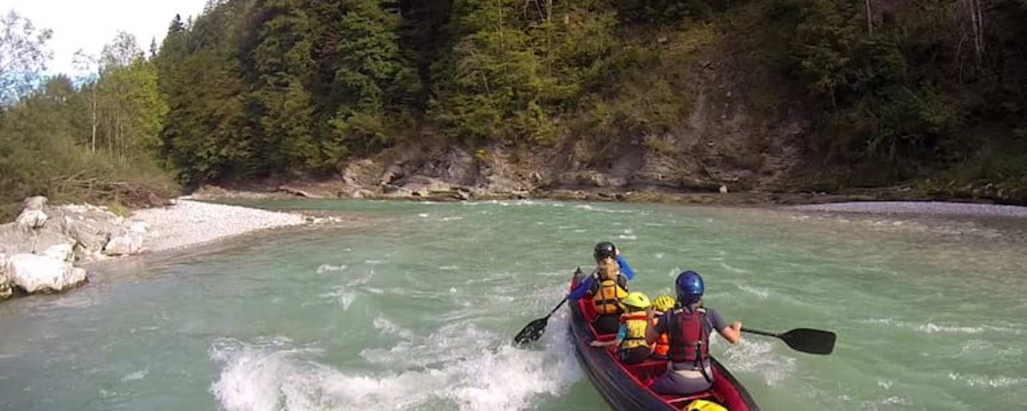 Die Saalach bei Unken.