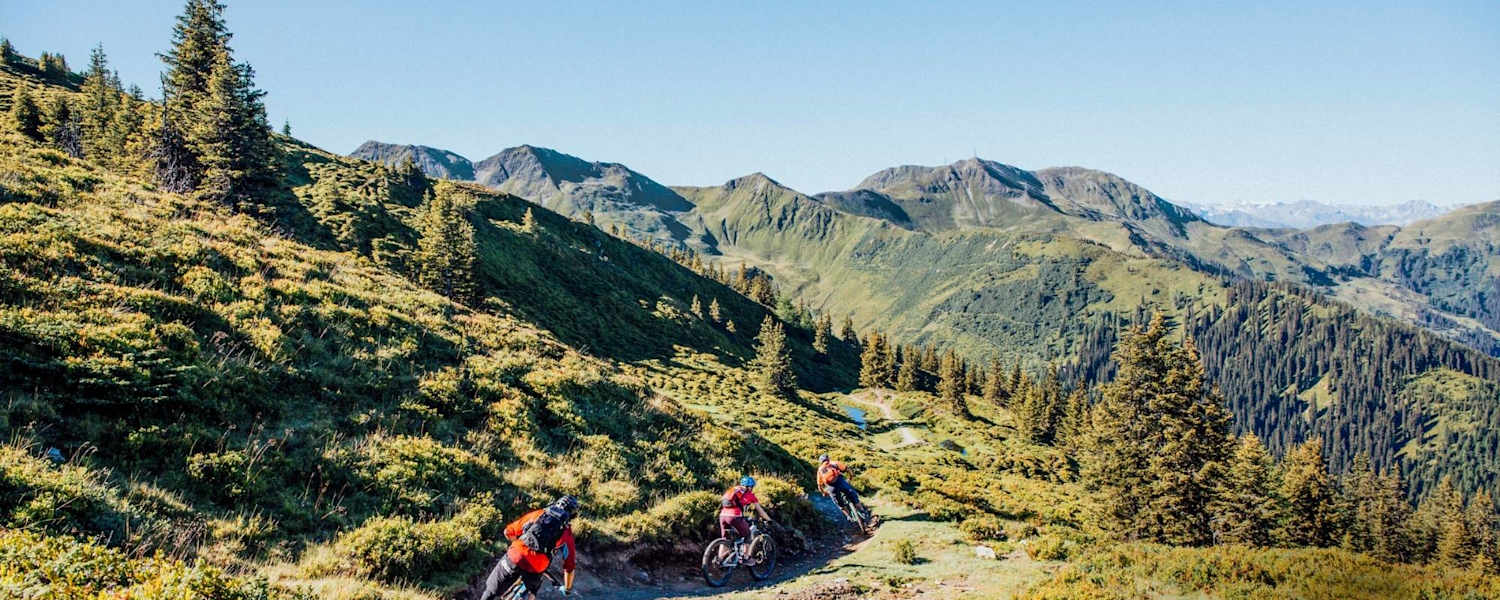 Panoramablick auf das Glemmtal