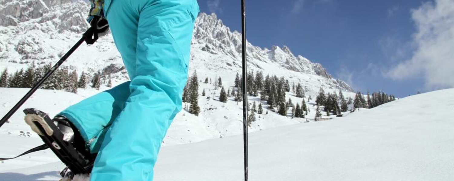 Am Salewa Schneeschuhweg am Hochkönig