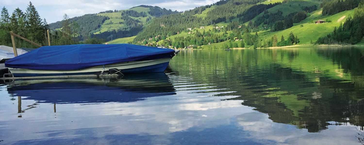 Der Schwarzsee in den Freiburger Voralpen