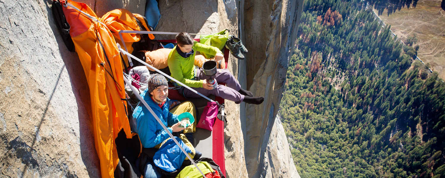 11 Nächte, 12 Klettertage: Alexandra Schweikart und Christopher Igel in El Corazon, Yosemite Valley.