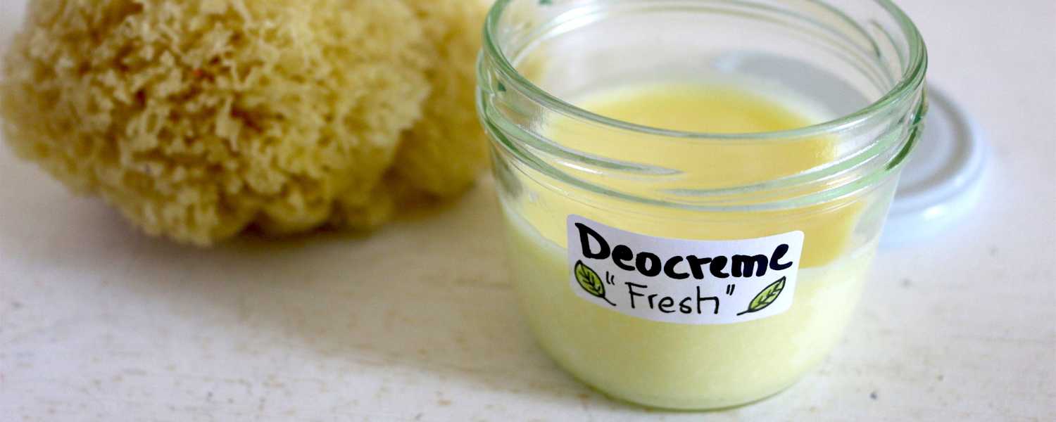 Die Deocreme „Fresh“