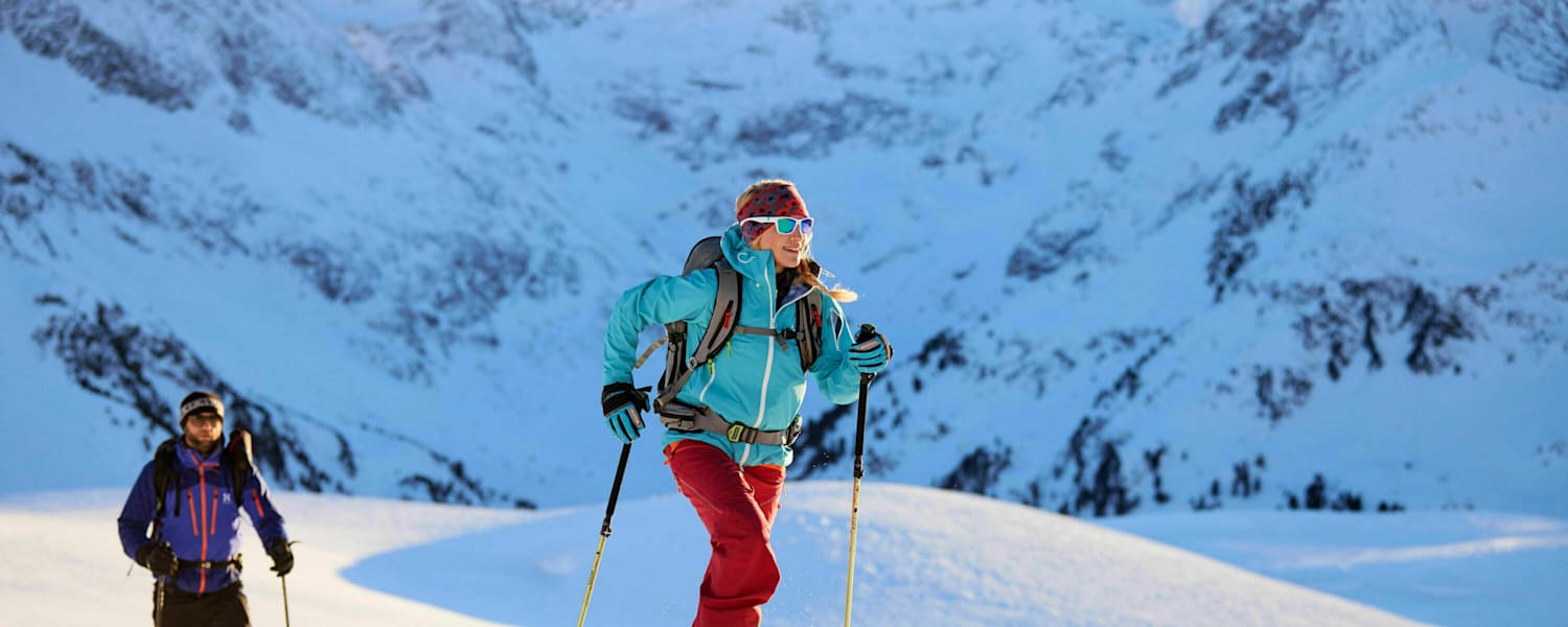 Skitourengeher im Kühtai in Tirol