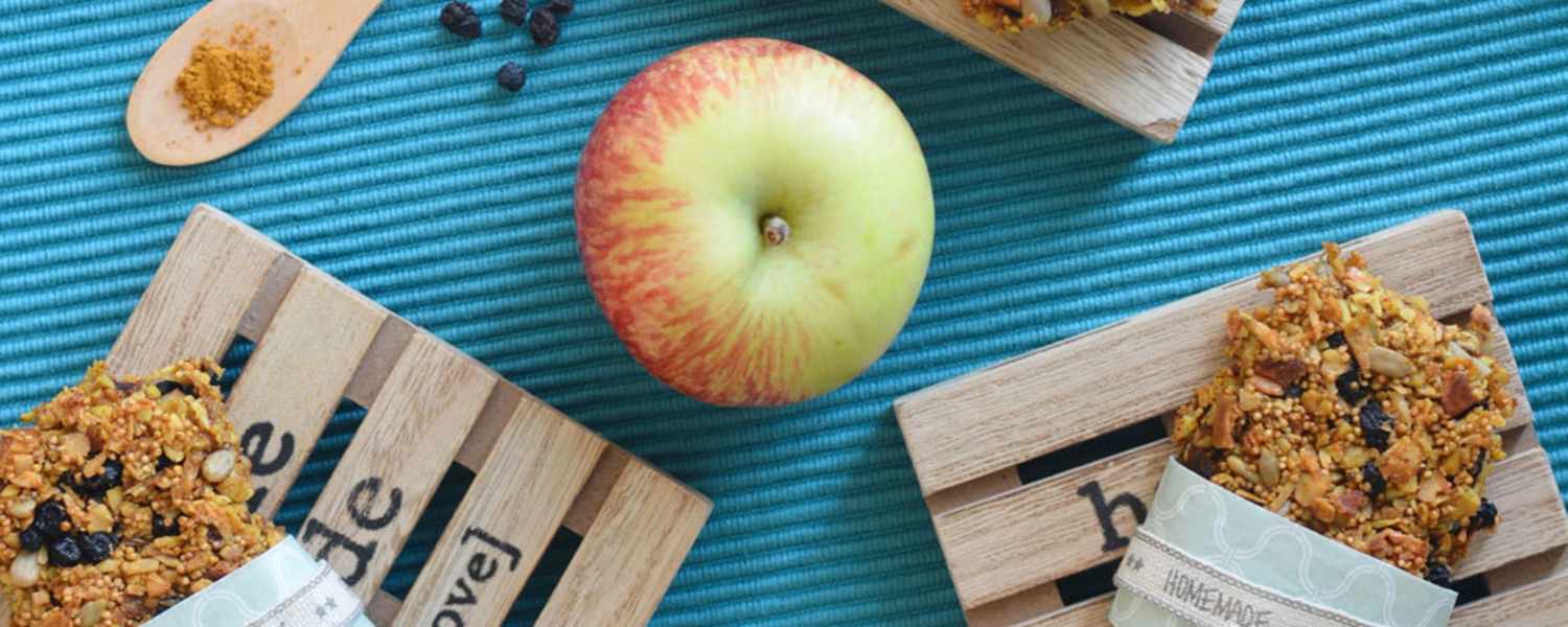 Energieträger: Müsliriegel mit Kurkuma