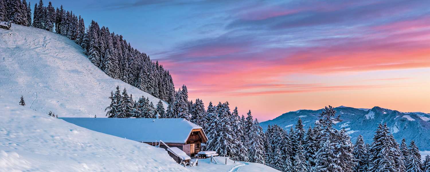 Winter in der Schweiz