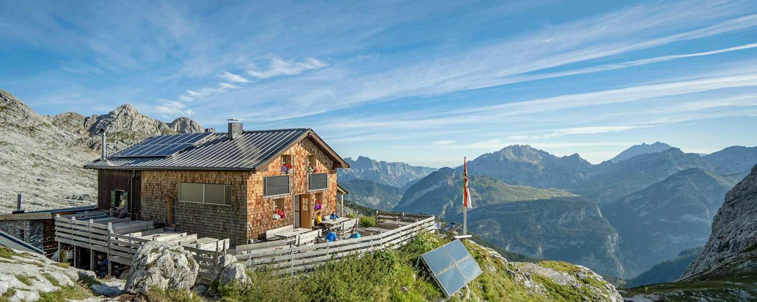 Die Passauer Hütte in den Leoganger Steinbergen