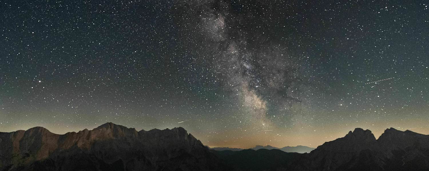 Die Hochtorgruppe und die Milchstraße