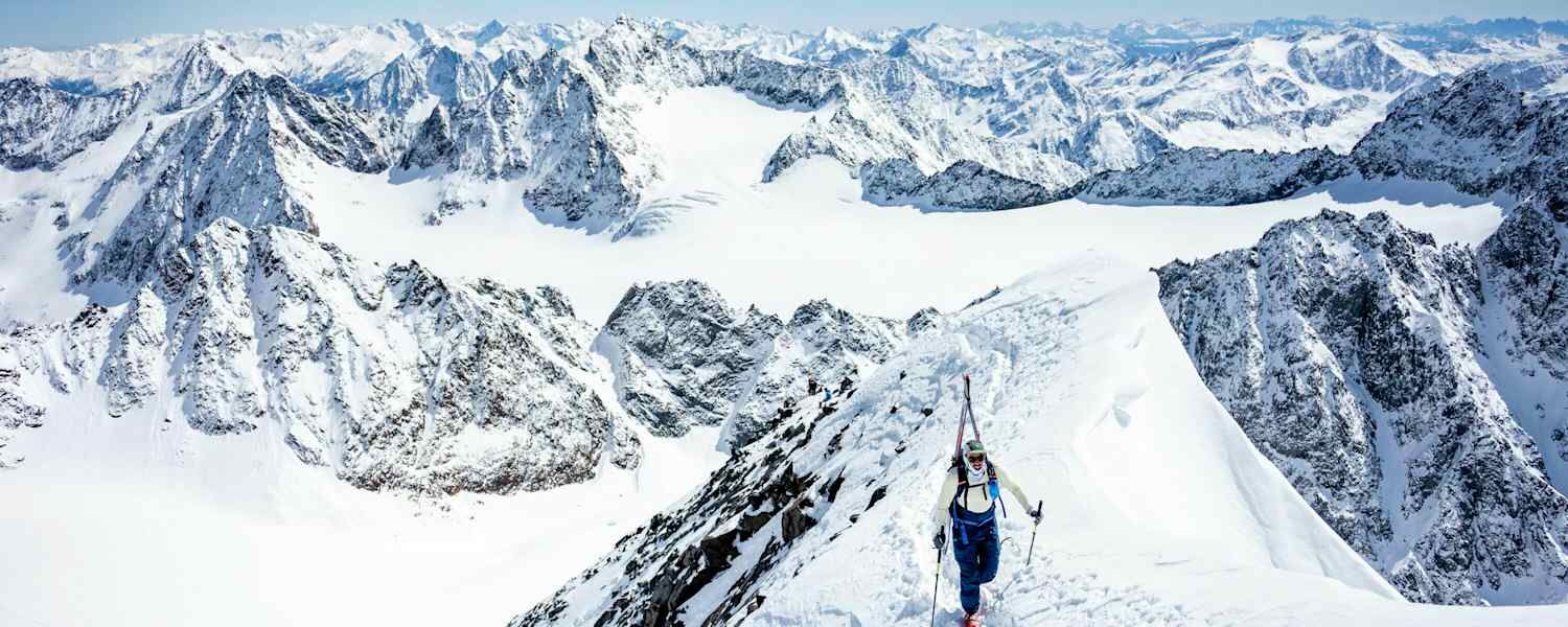 Über den Ostgrat auf den Schrankogel, Stubaier Alpen