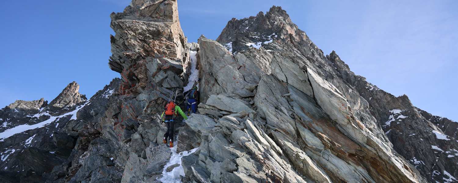 Der Stüdlgrat im Winter
