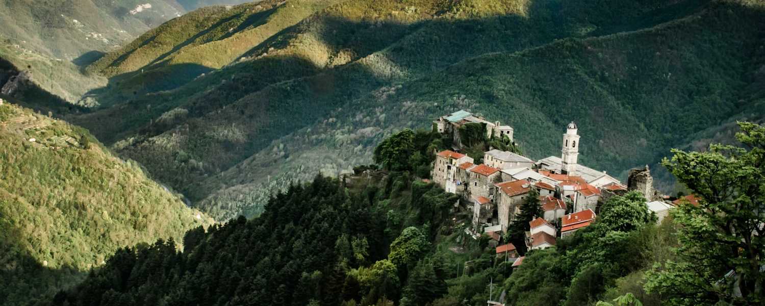 Triora in den Ligurischen Alpen