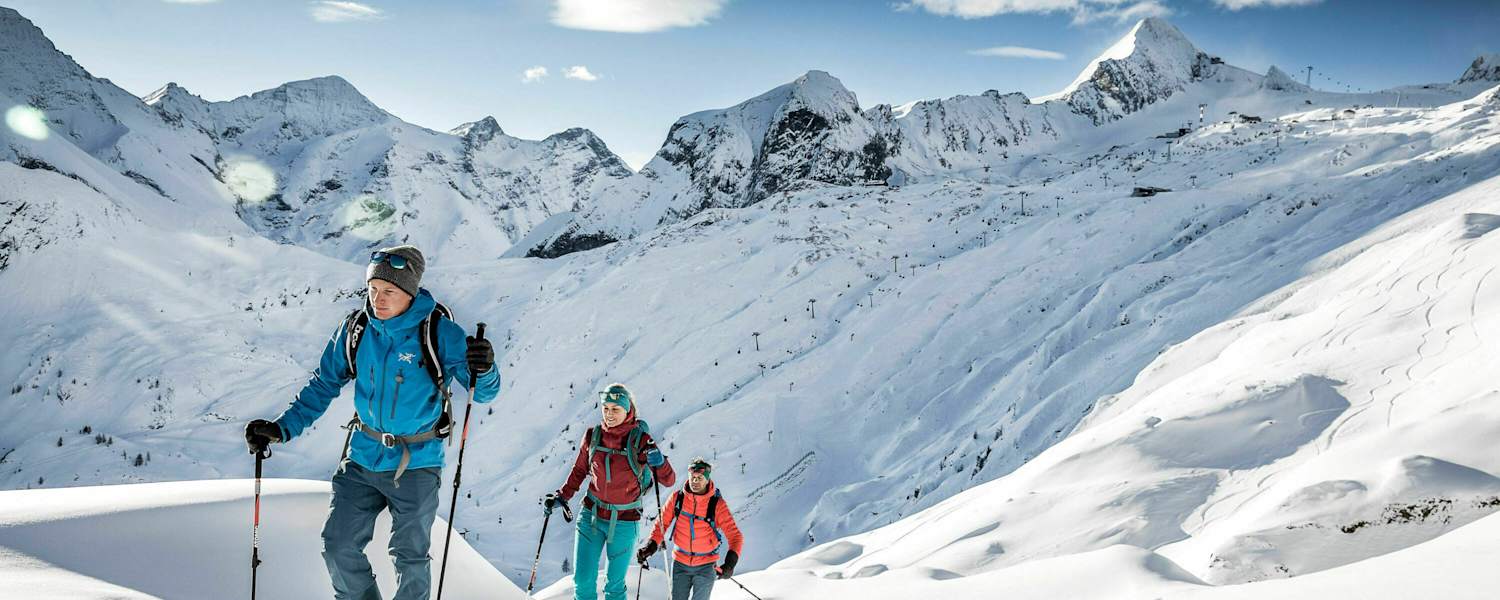 Skitour auf den Tristkogel am Kitzsteinhorn in Salzburg