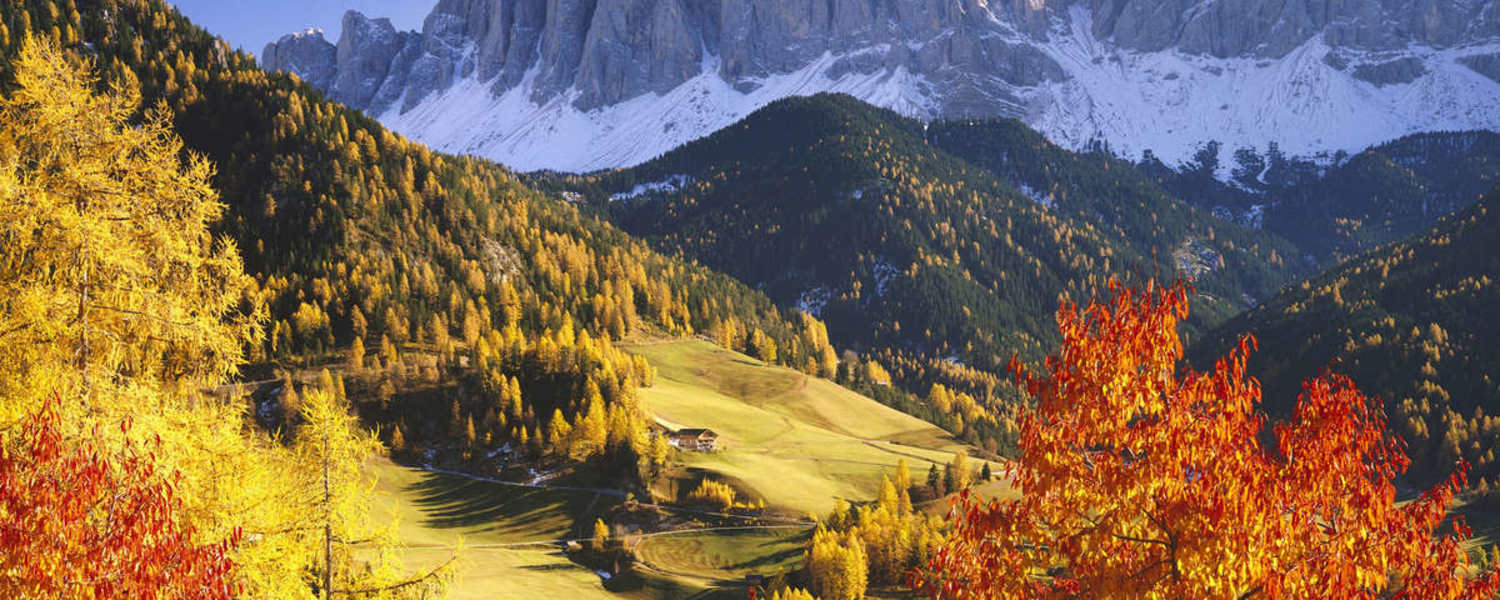 Geislerspitzen Dolomiten Herbst