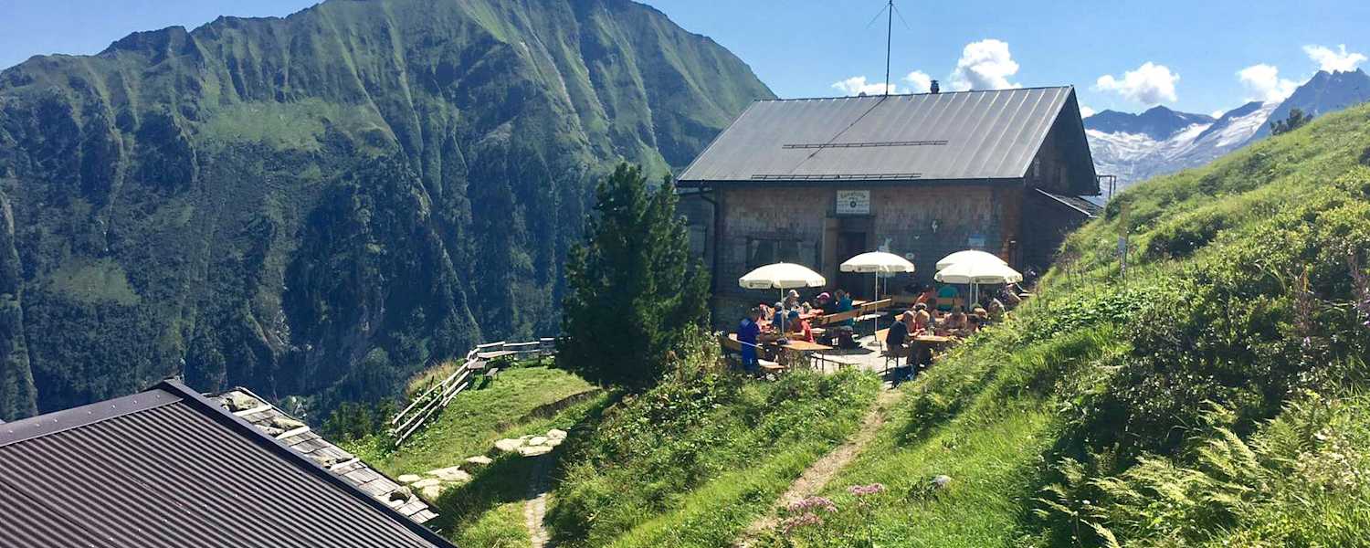 Die Gamshütte in den Zillertaler Alpen (Tirol)