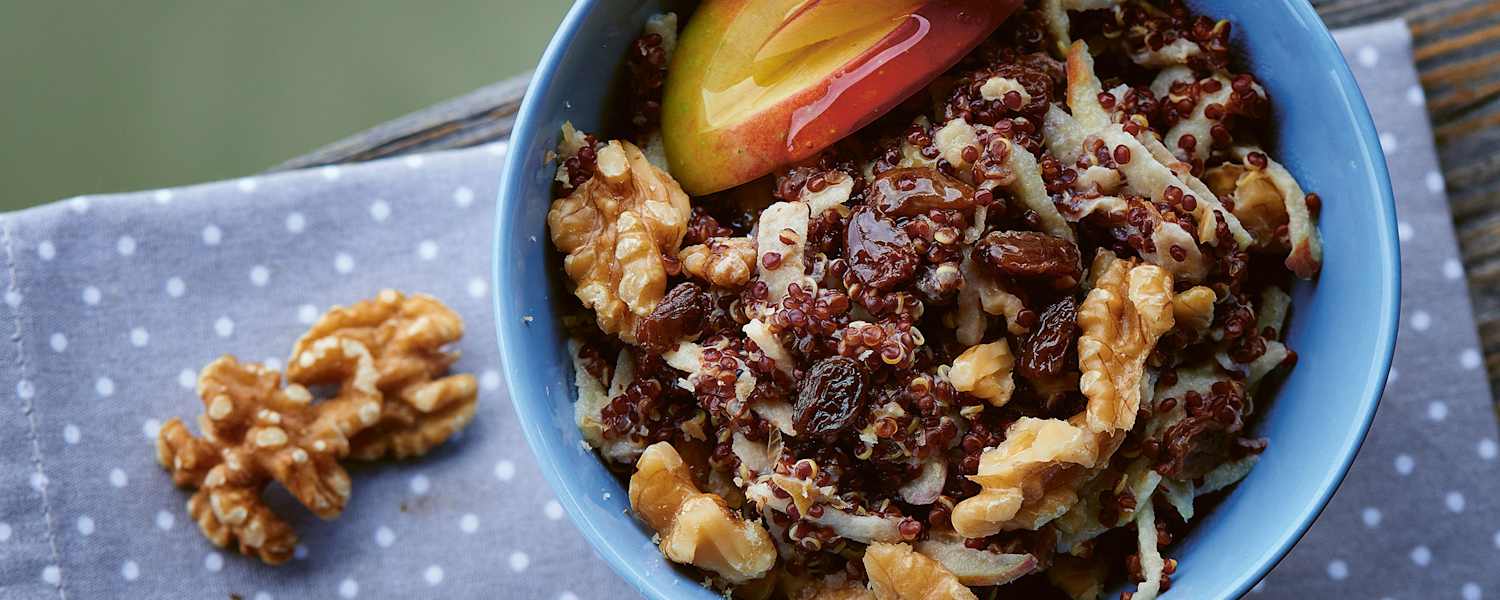 Outdoor-Rezept Anden-Frühstück mit Quinoa