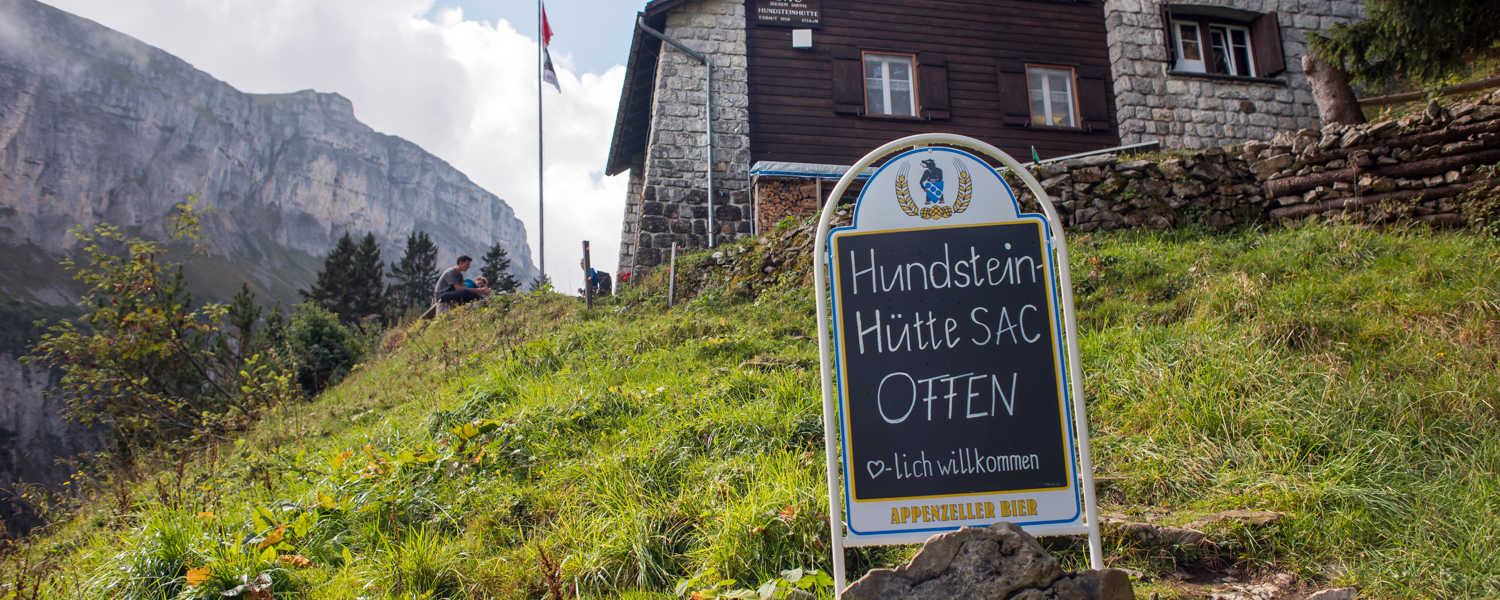 Hundsteinhütte in Appenzell