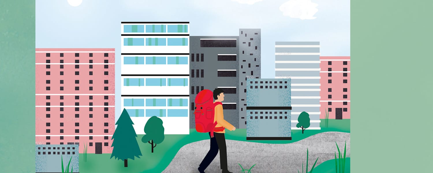 Illustration: Weitwandern - Training