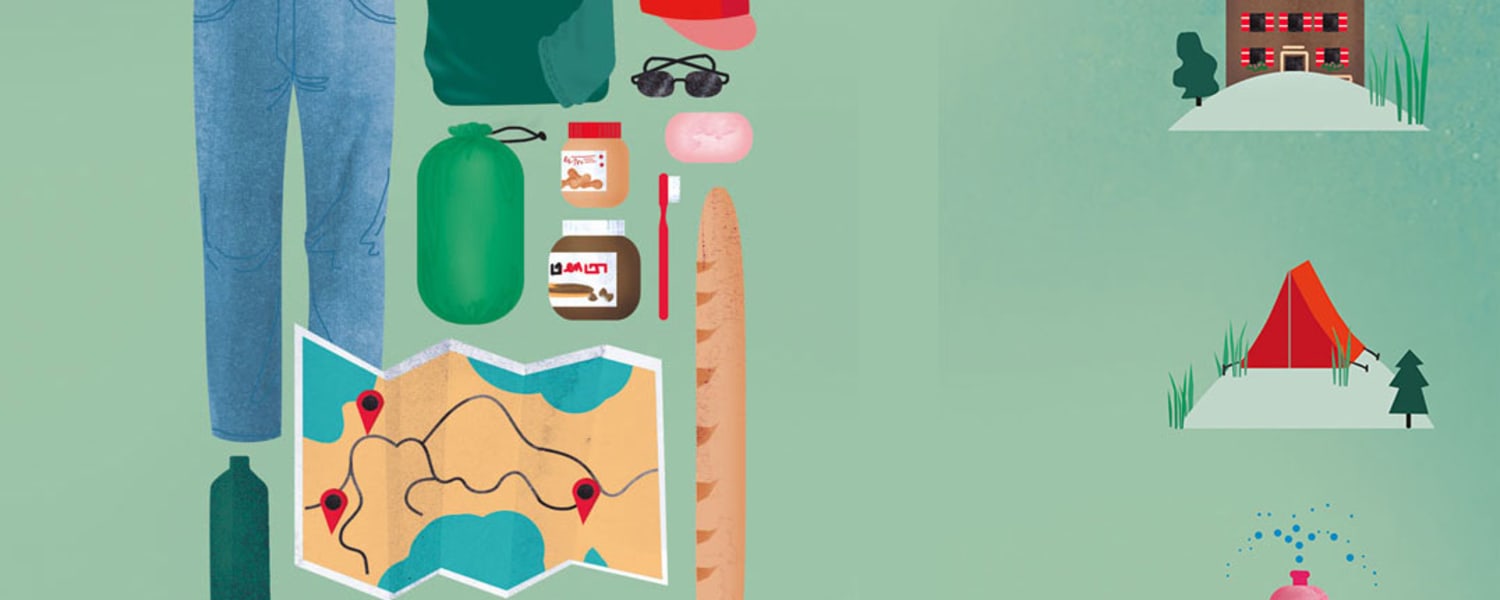 Illustration: Weitwandern