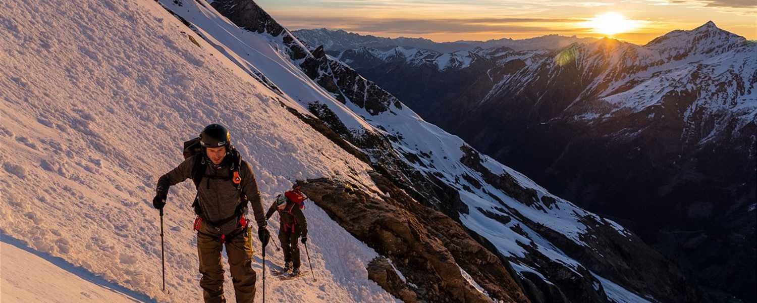Matthias Mayr und Matthias Haunholder am Wiesbachhorn