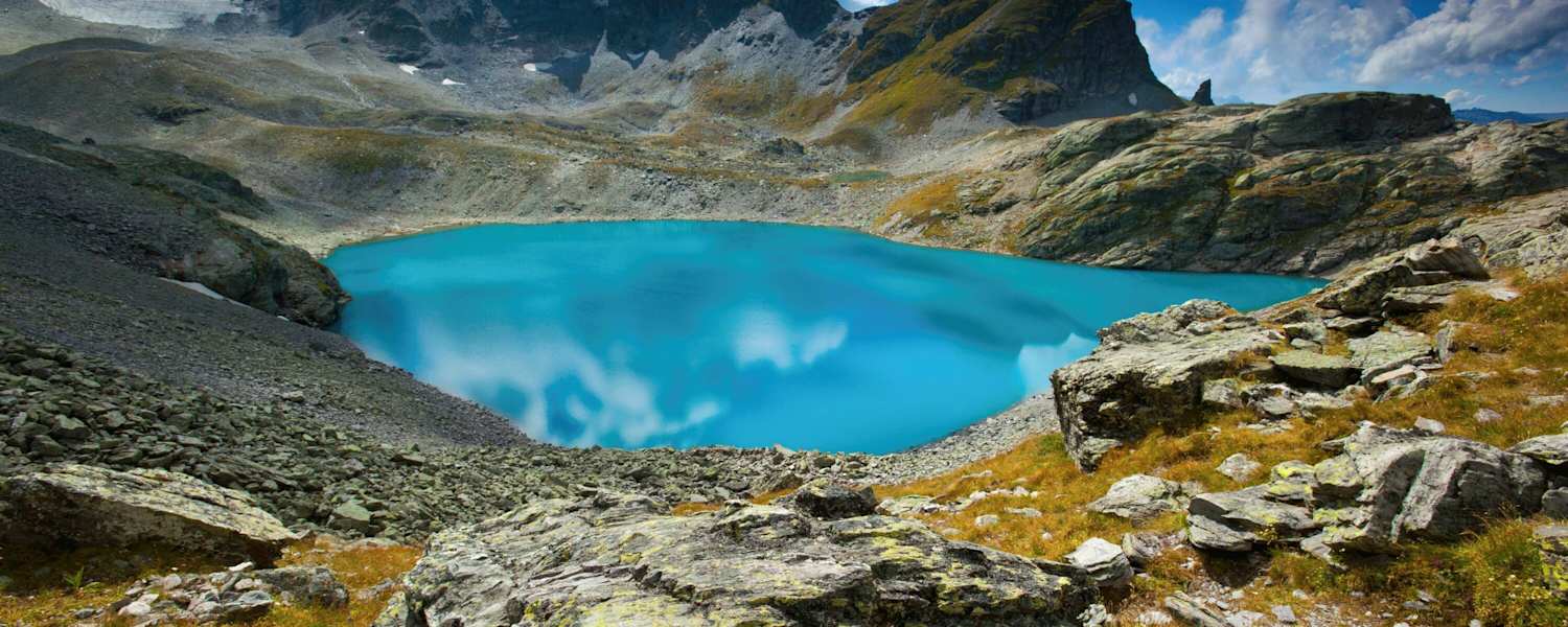 Wildsee im Gipfelbereich des Pizols im Kanton St. Gallen