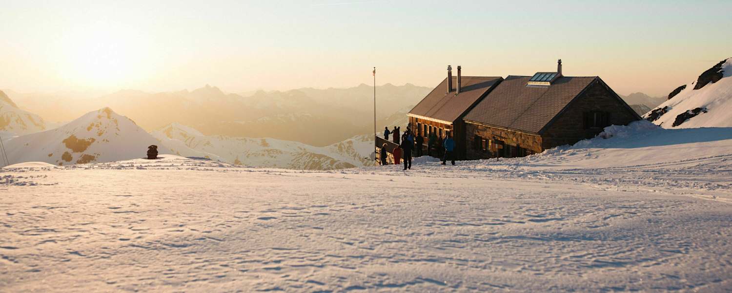 Wildstrubelhütte in den Berner Alpen