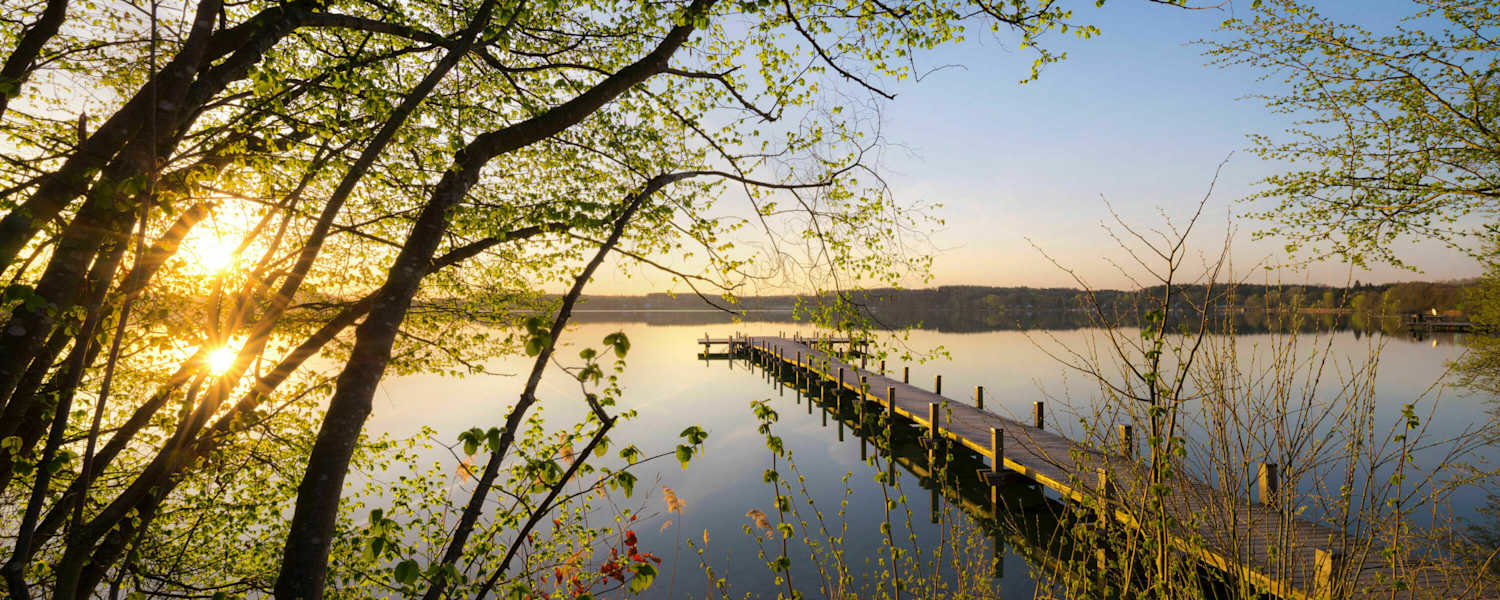 Wörthsee bei München in Bayern