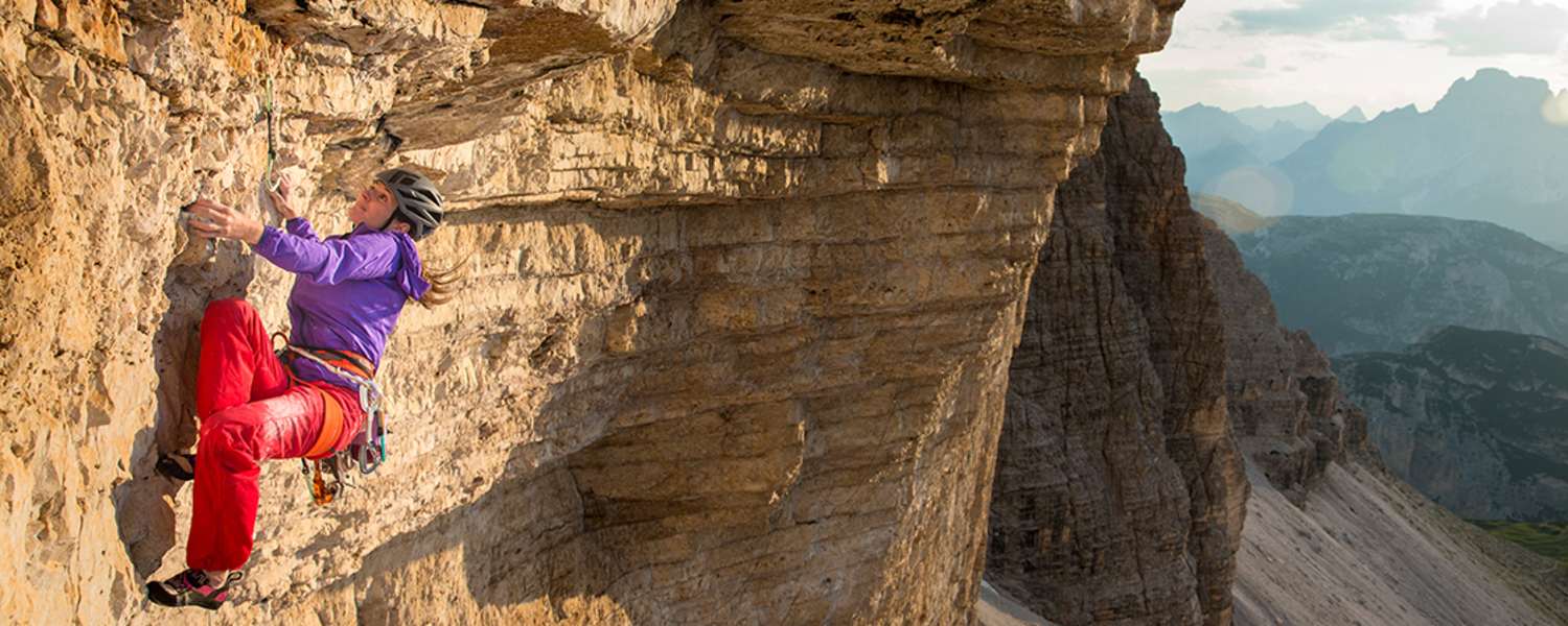 Barbara Zangerl in der Bellavista, Westliche Zinne