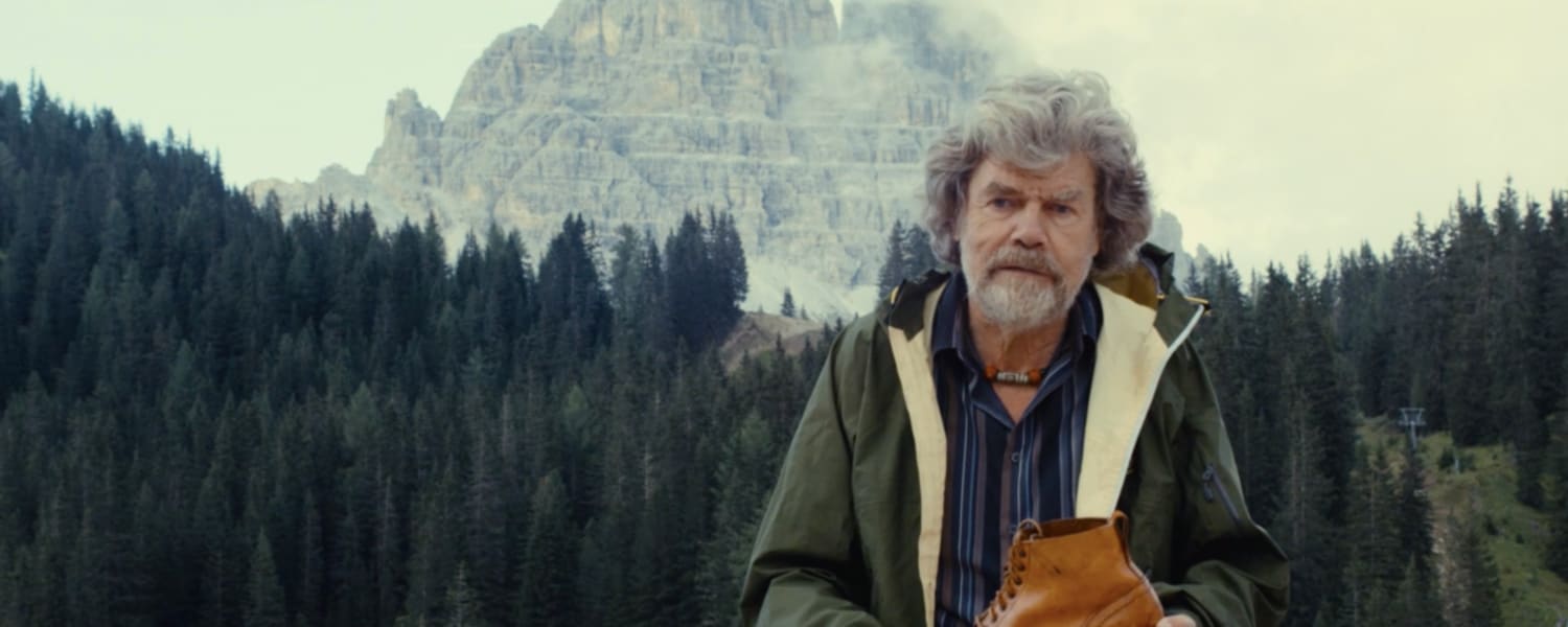 Reinhold Messner in den Dolomiten