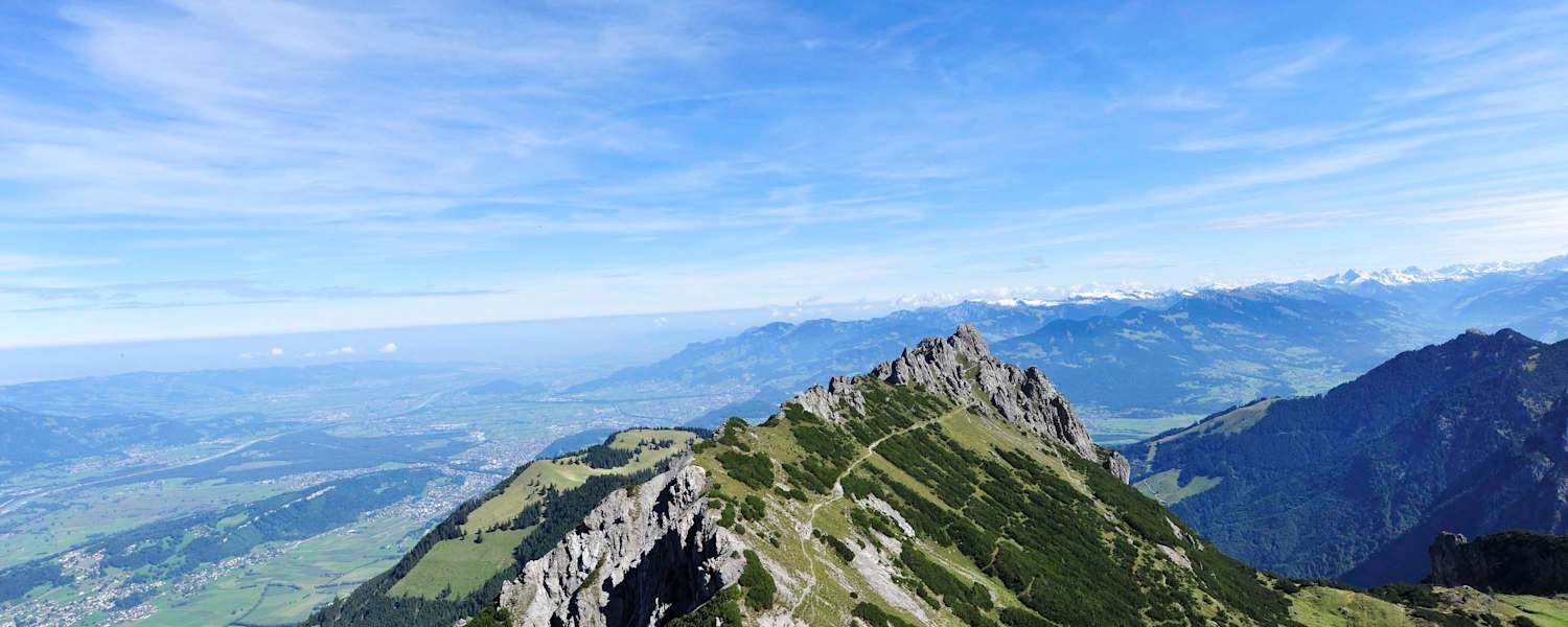 Route 66 - Blick vom Garsellikopf auf die Drei Schwestern