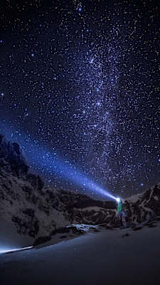 Milchstraße am Hochschwab in der Obersteiermark