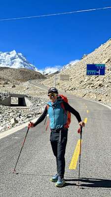 Prakash am Weg zum ABC.