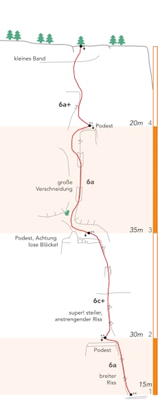 Cojote, Pfattner Wände, Bozen