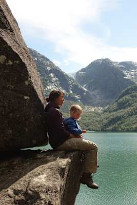 Campen mit Kindern in Norwegen