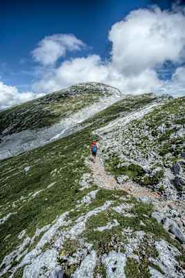 Entlang der Schwabenleiten auf dem Hochschwab
