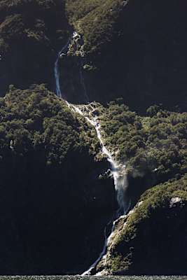 Wasserfälle am Milford Sound