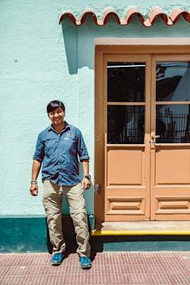 Guide Jorge weiß stets, wo es langgeht