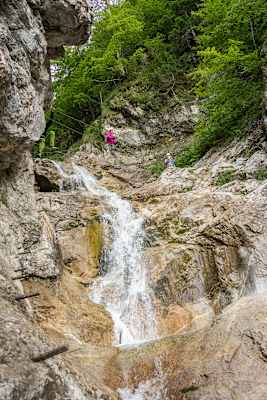 Rotschitza-Klamm-Klettersteigs