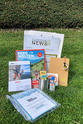 Bergwelten Event: Mein erster Klettersteig Goodie Bag