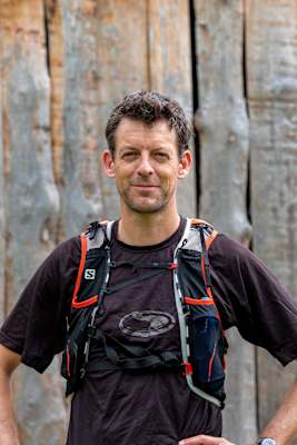 Touristiker Florian Spichtig posiert für das Foto.