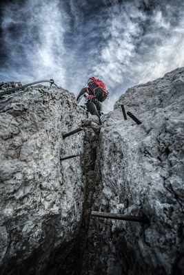 Über den Westgrat zum Dachsteingipfel