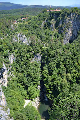 Slowenien Canyon von Škocjan