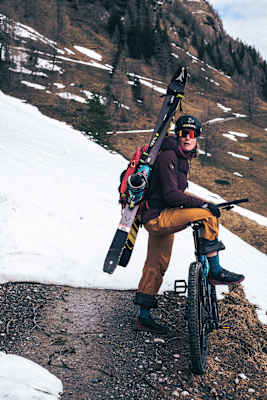 E-Bike to Ski