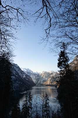 Blick vom Malerwinkel auf den Königssee