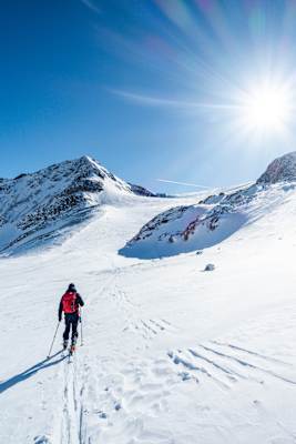 Aufstieg über den Gletscher auf den Similaun