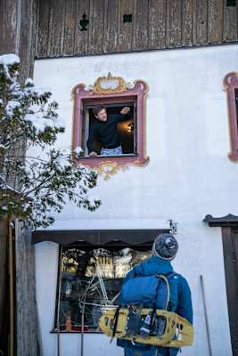 Mit Schneeschuhen durchs Ammergebirge